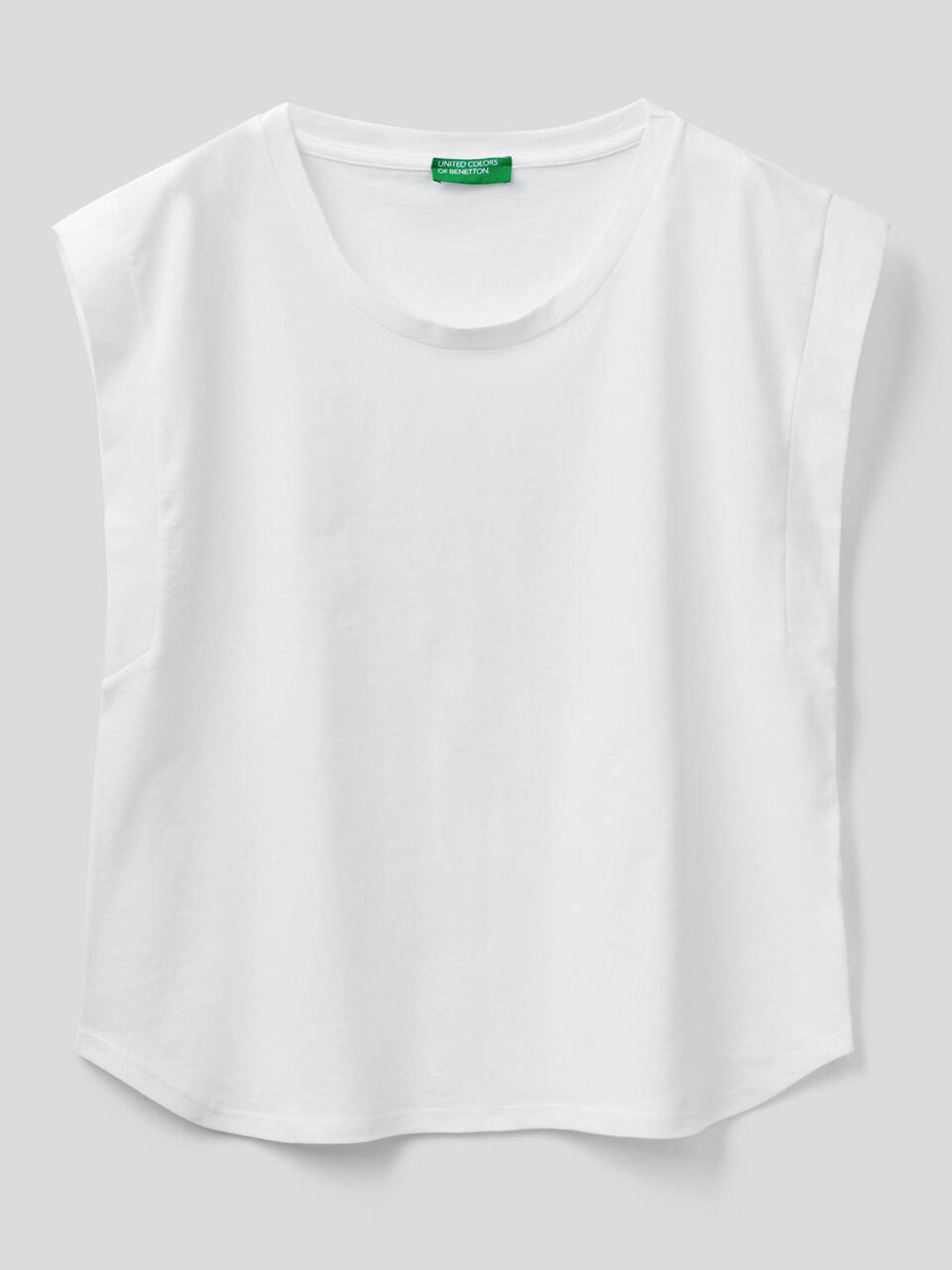 T-shirt en coton avec mancherons image number 1