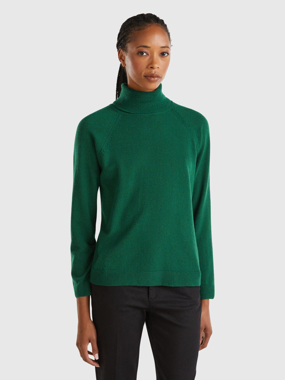 Pullover mit hohem Kragen Damen Kollektion 2024 | Benetton