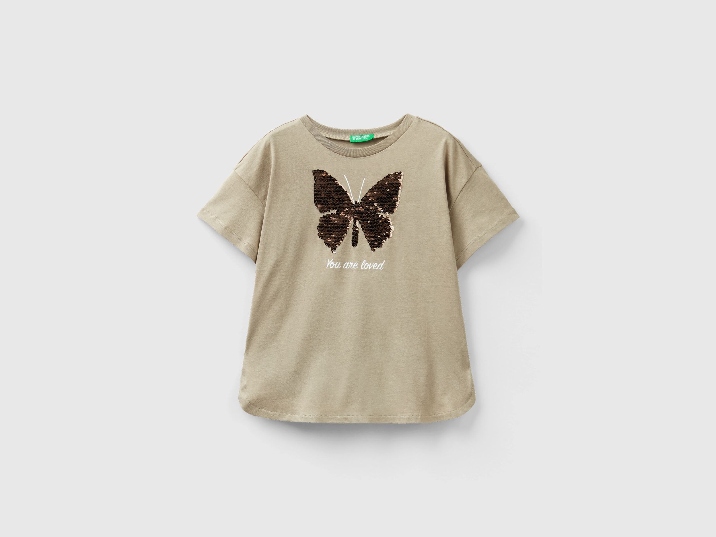 Maglietta bambino con paillettes sales reversibili