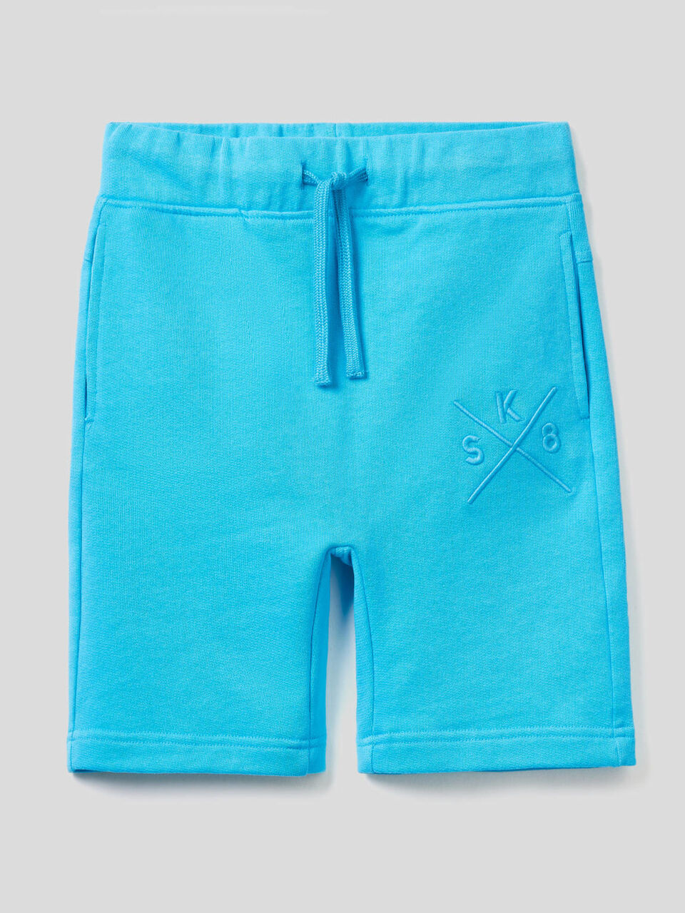 Bermuda aus Sweatstoff mit Stickerei image number 1