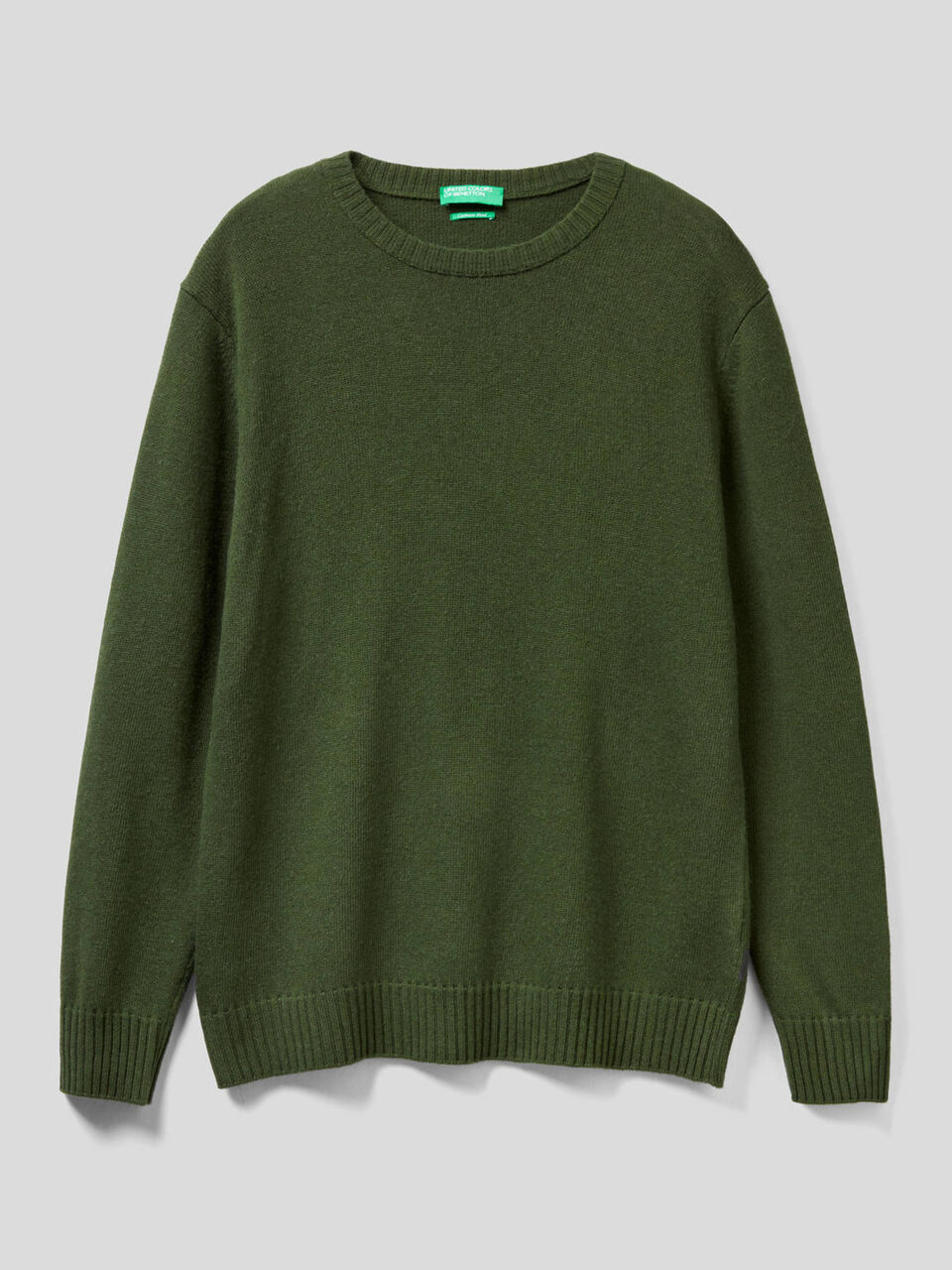 Maglia girocollo in misto lana e cashmere image number 1