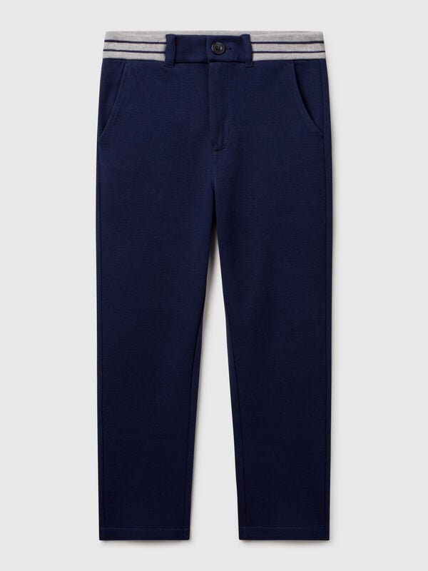 Pantaloni lunghi in cotone Bambino