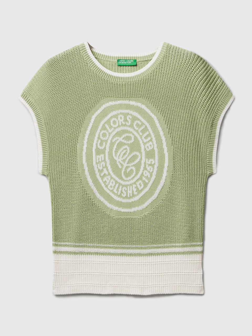 SLEEVELESS SWEATER Femme image number null
