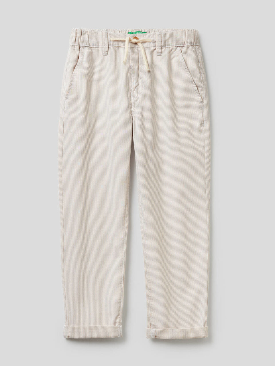 Pantalon à rayures en 100% coton image number 1