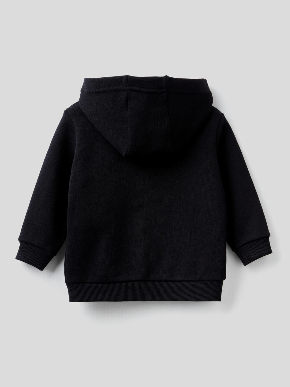 Zip-up hoodie in organic cotton image number 2