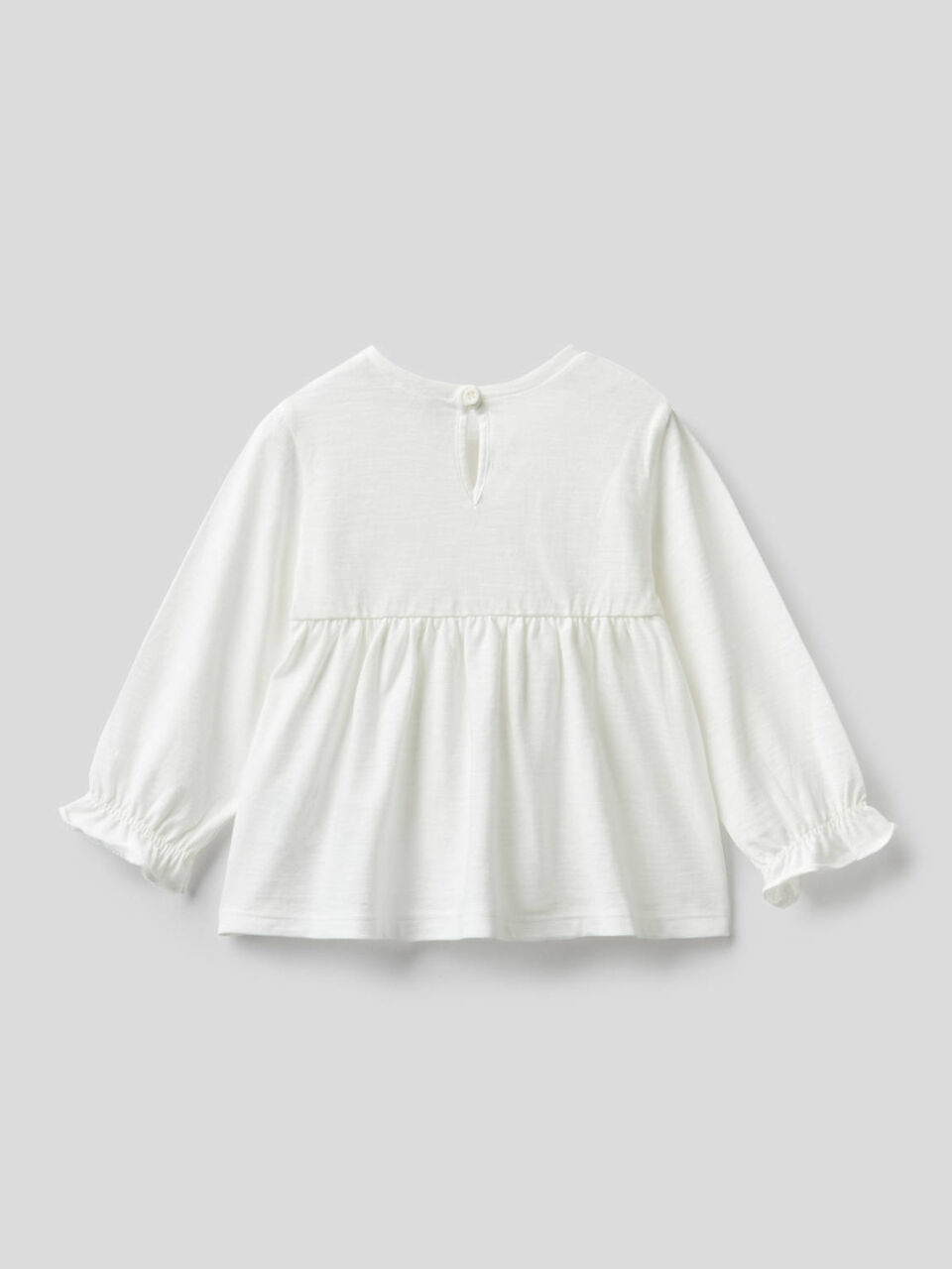 Bluse aus 100% Bio-Baumwolle mit Rüsche image number 2