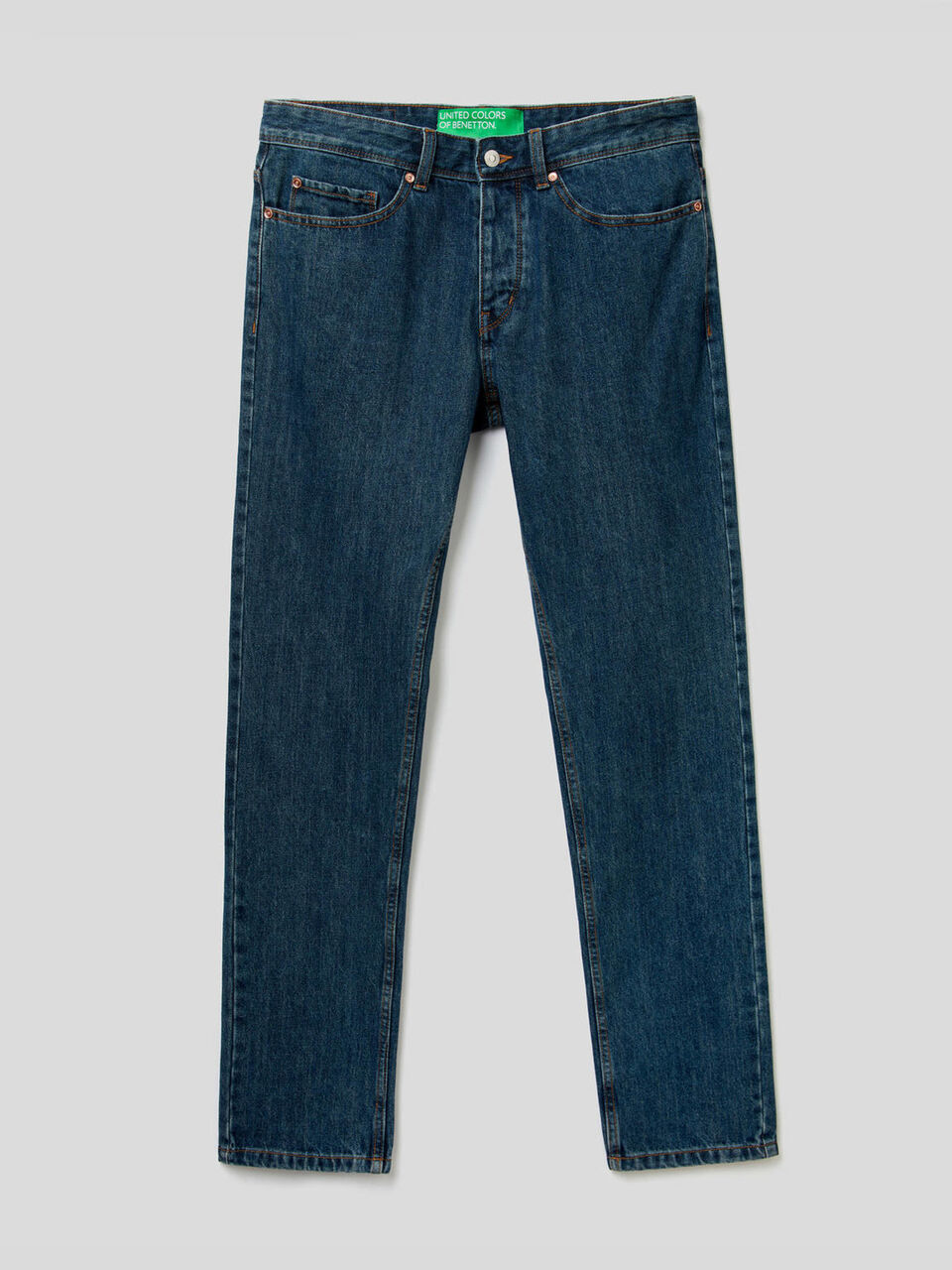 Jeans straight leg 100% coton image number 1