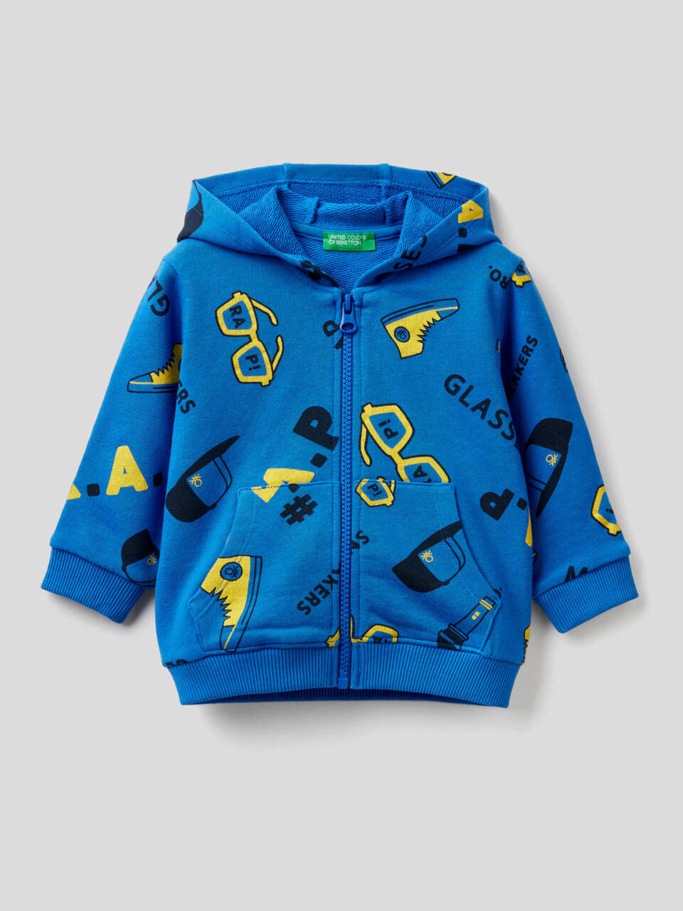 Patterned hoodie image number 1