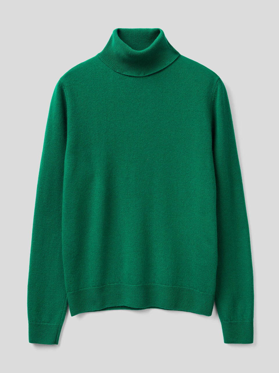 Maglione dolcevita in pura lana vergine image number 1