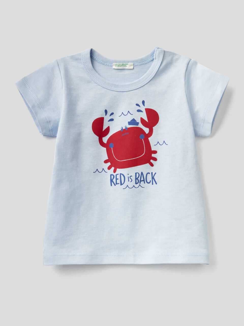 T-shirt in cotone biologico con stampa image number 1