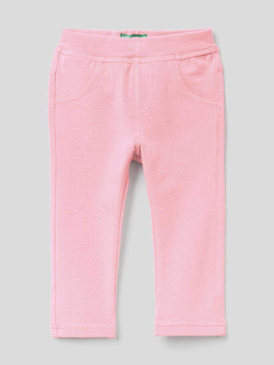 Stretch sweat fabric jeggings image number 1