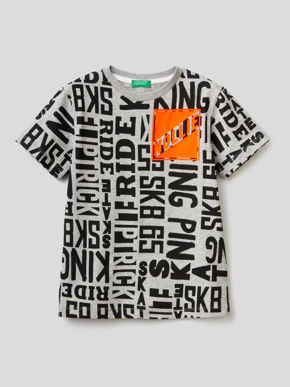 T-shirt stampata in puro cotone image number 1