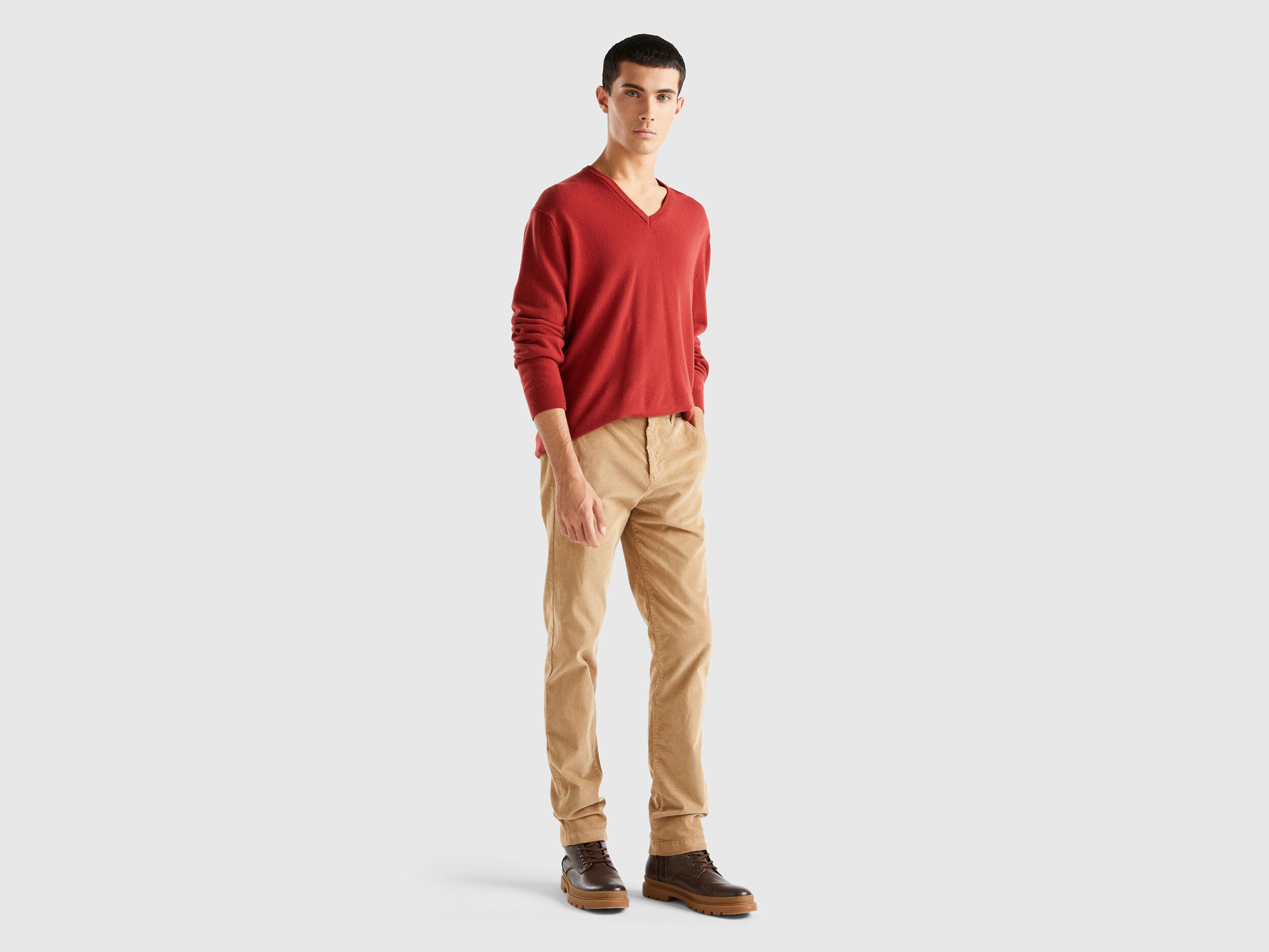 Benetton pantaloni velluto on sale
