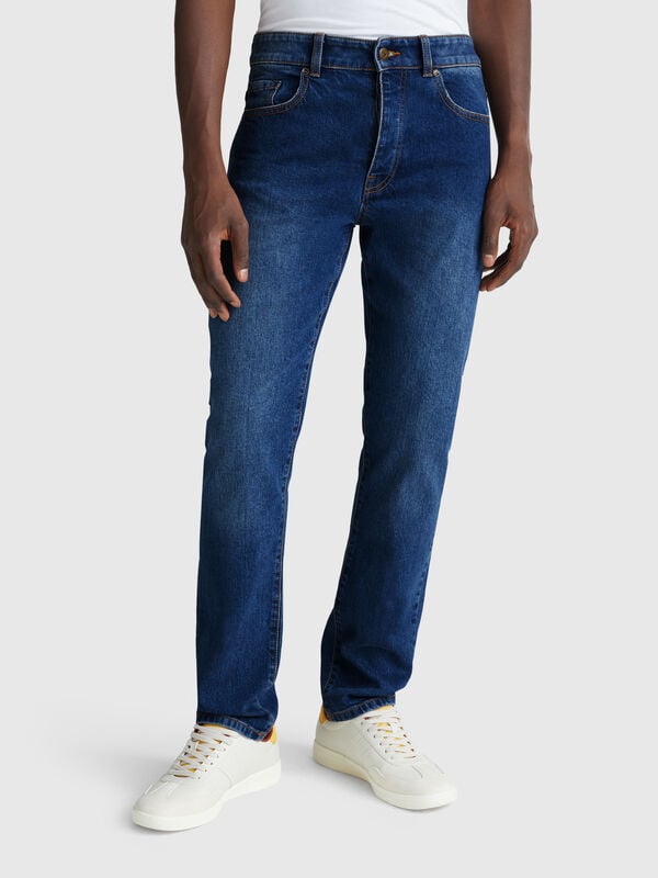 Jean slim à cinq poches Homme