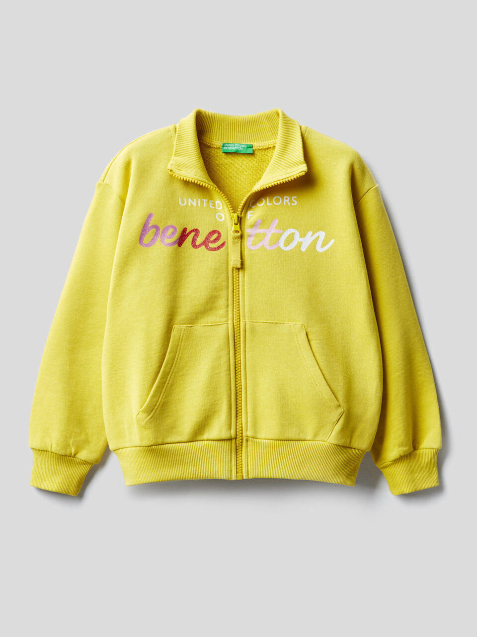 Sweatshirt aus 100% Baumwolle mit Reißverschluss image number 1