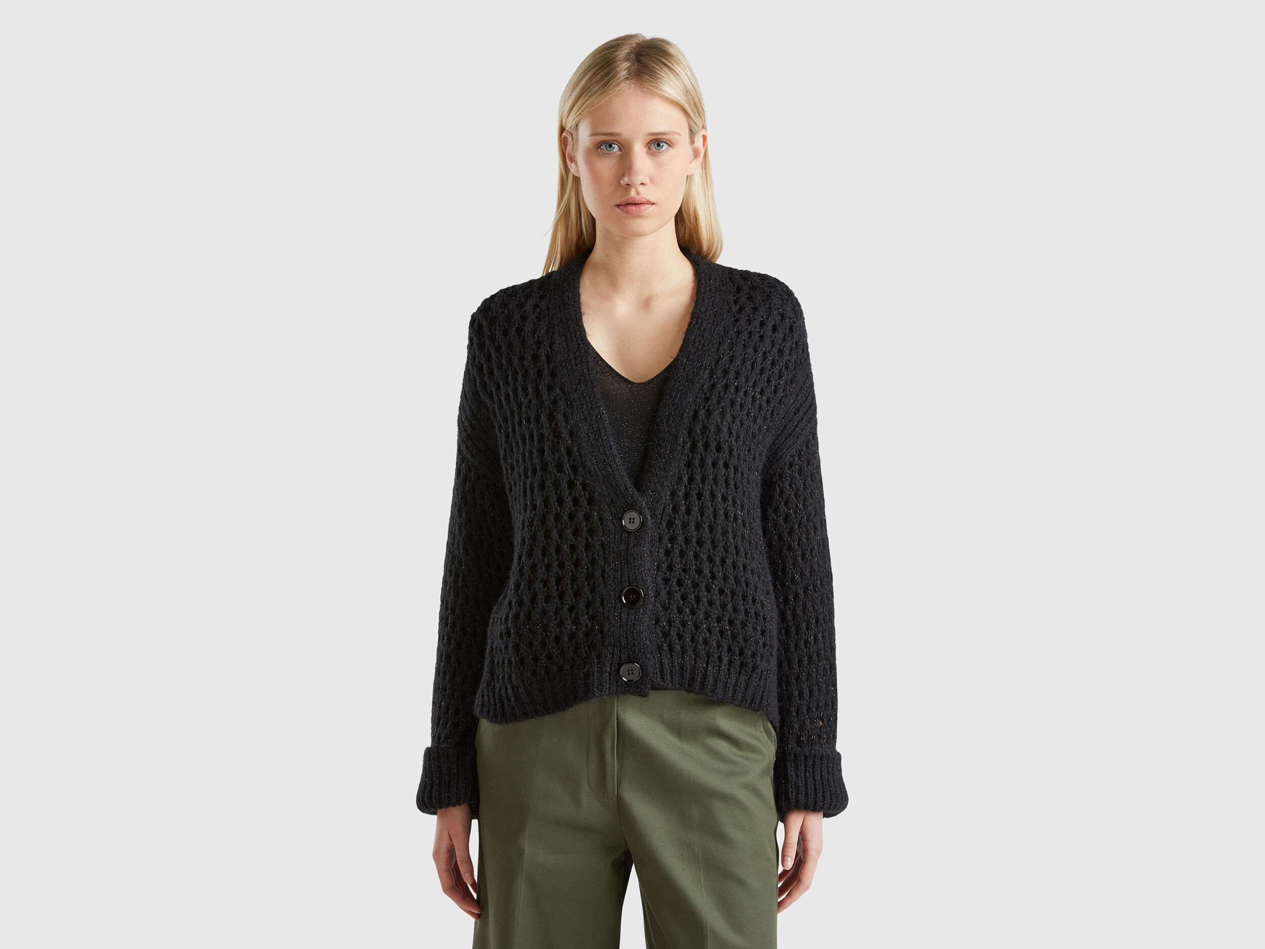 Benetton gilet femme outlet