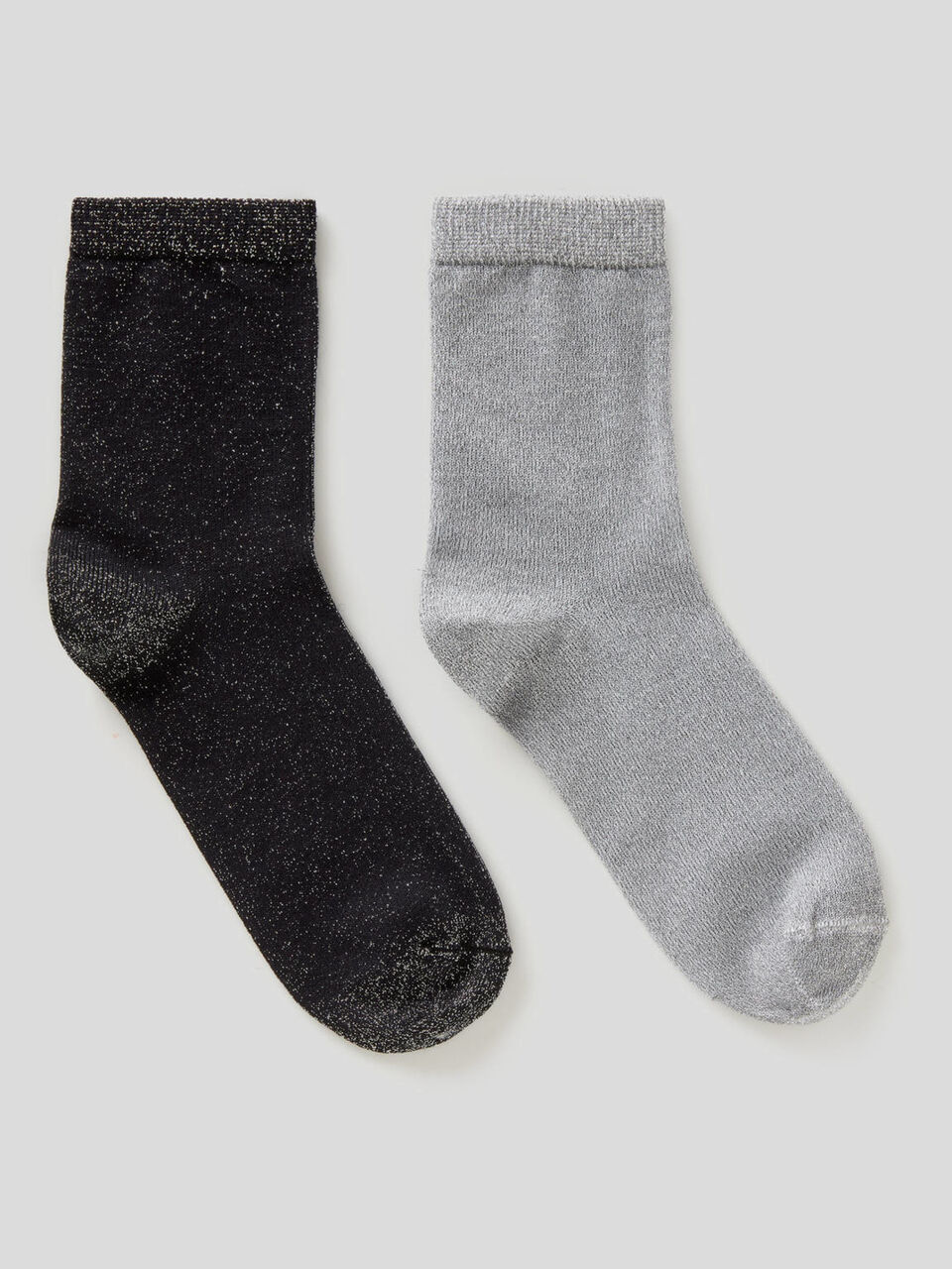 Deux paires de chaussettes avec fil de lurex image number 1