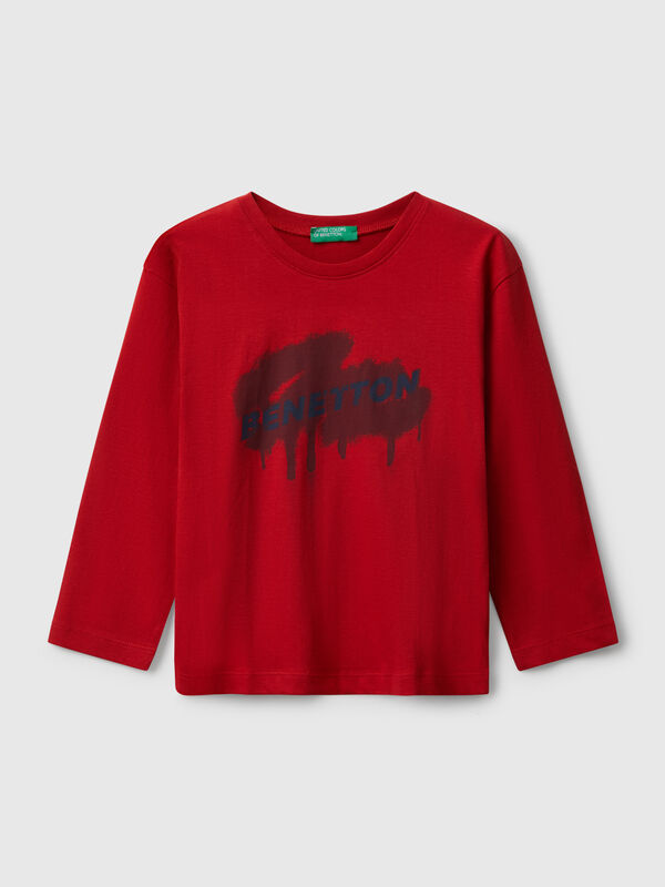 T-shirt with logo print Junior Boy