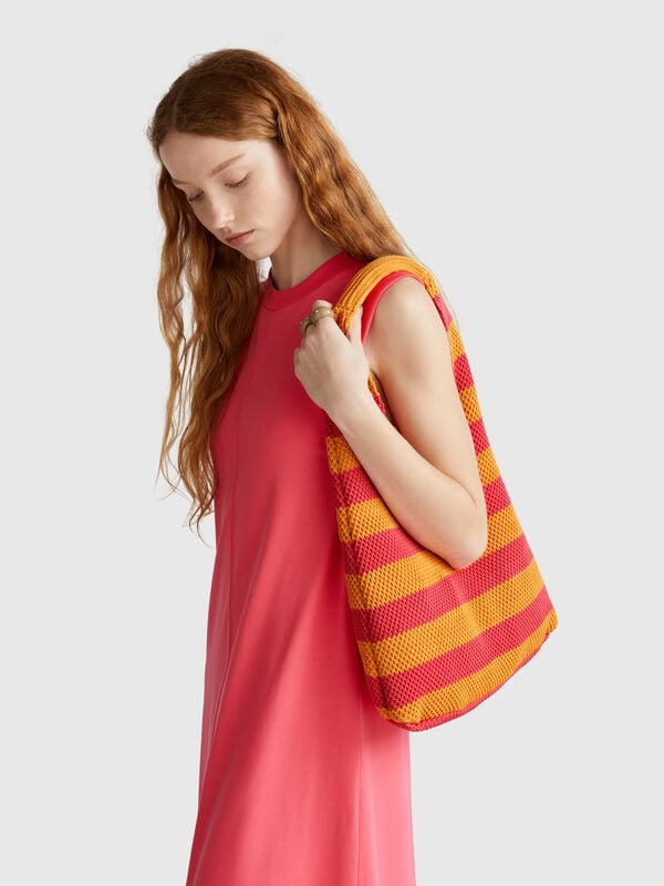Crochet shoulder bag Women