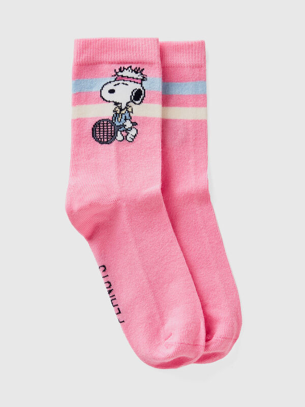 Rosa Socken Snoopy ©Peanuts Jungen