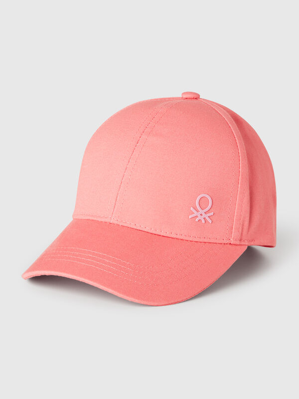 Cappellino in cotone con logo Bambino