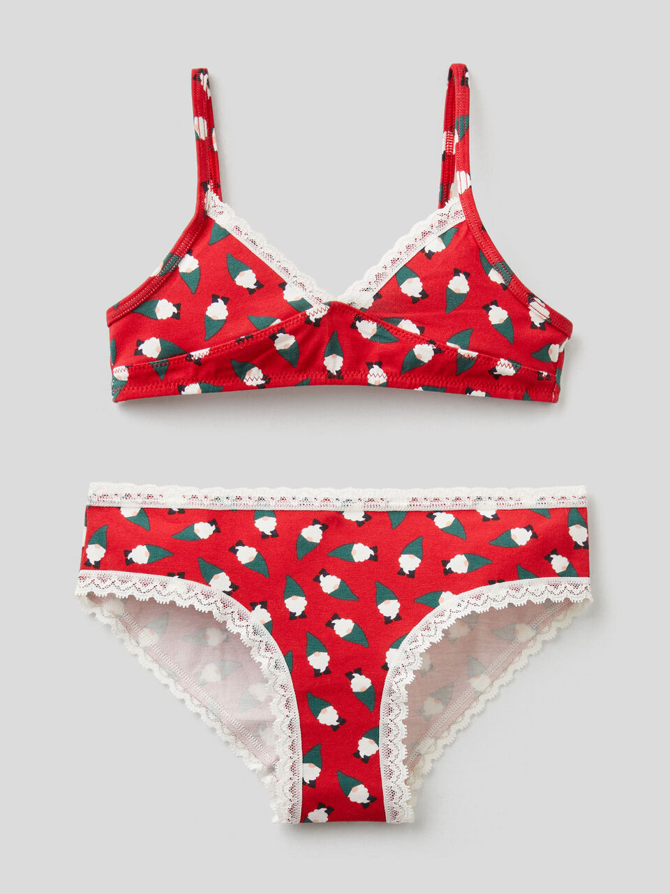 BH und Slip aus stretchiger Baumwolle image number 1