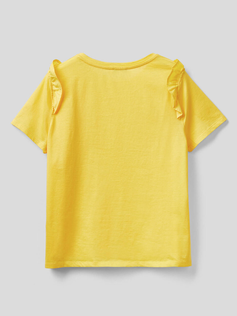 T-shirt 100% cotone con rouches image number 2