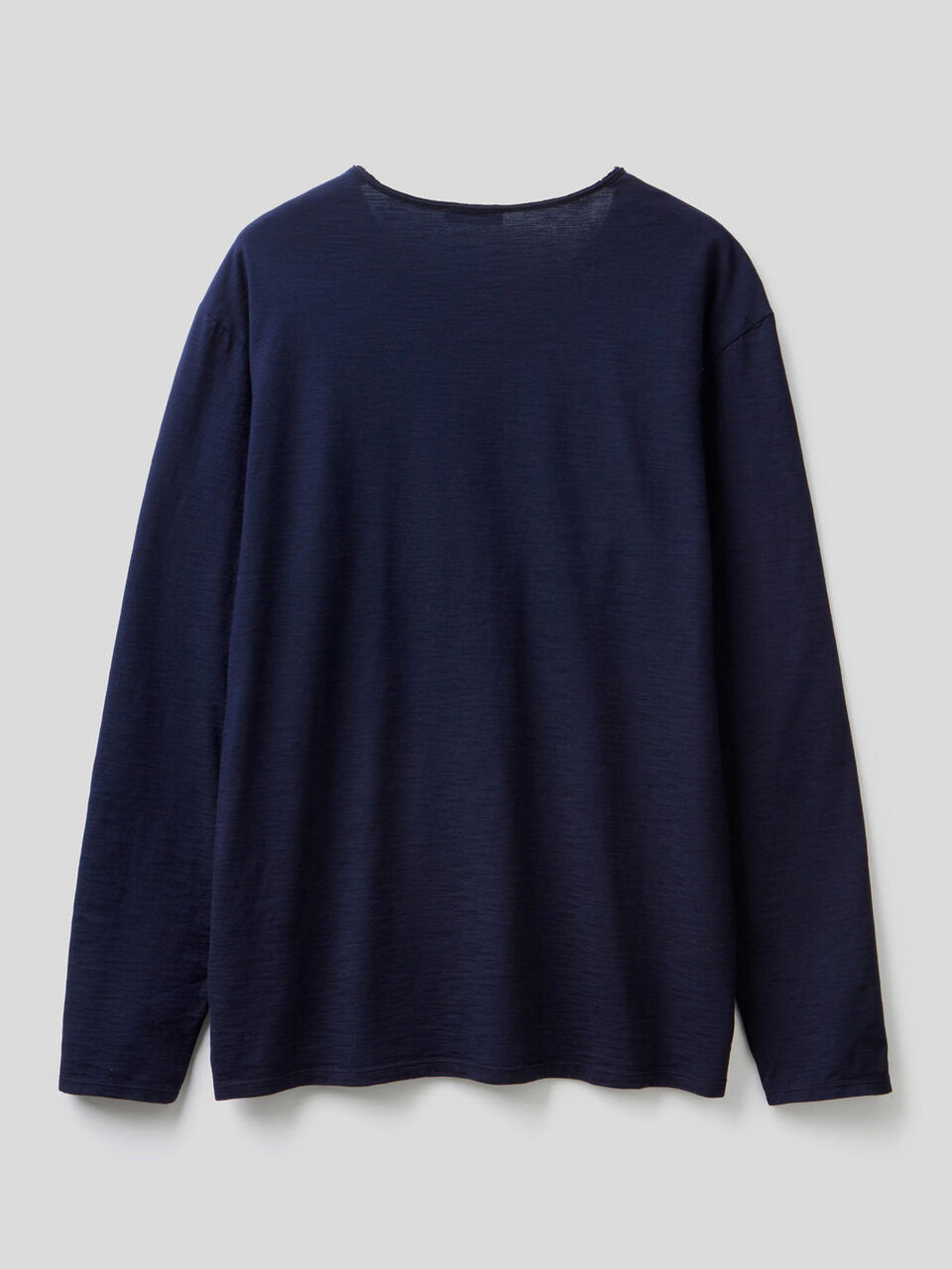 T-shirt a manica lunga in 100% cotone image number 2