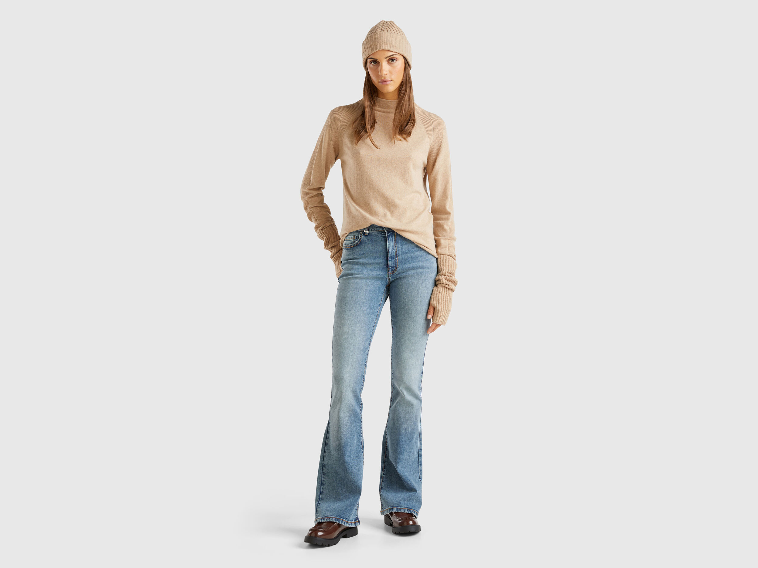 Jeans benetton zampa sales