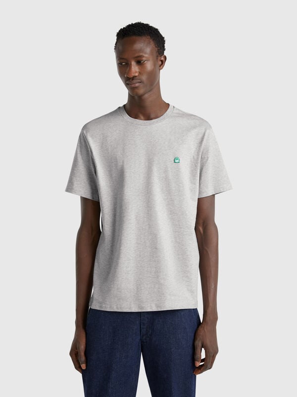 Basic-T-Shirt aus Baumwolle Herren