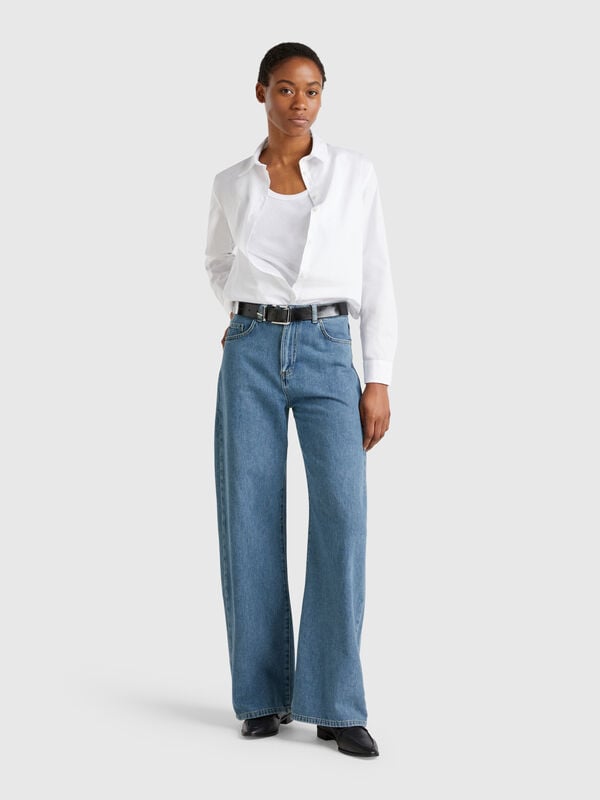 Jean coupe large Femme