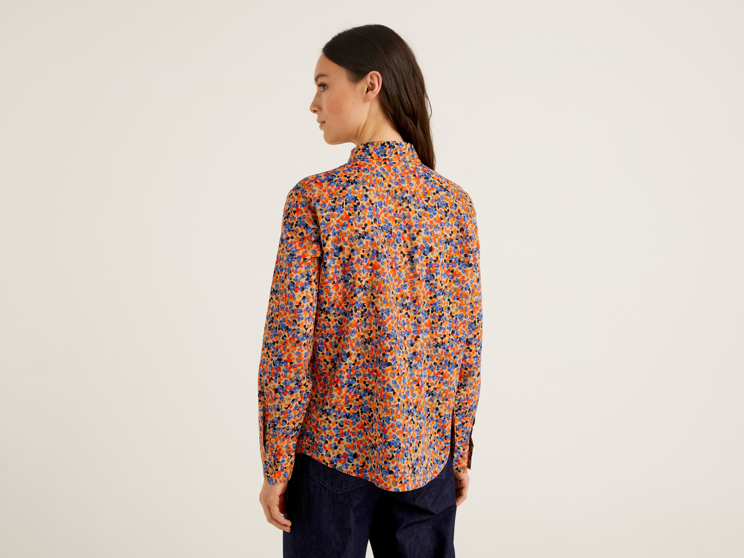 Bedruckte Hemdbluse Damen image number 1