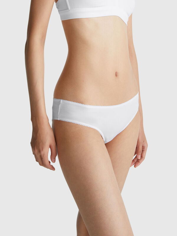 Slip basici in cotone stretch Donna