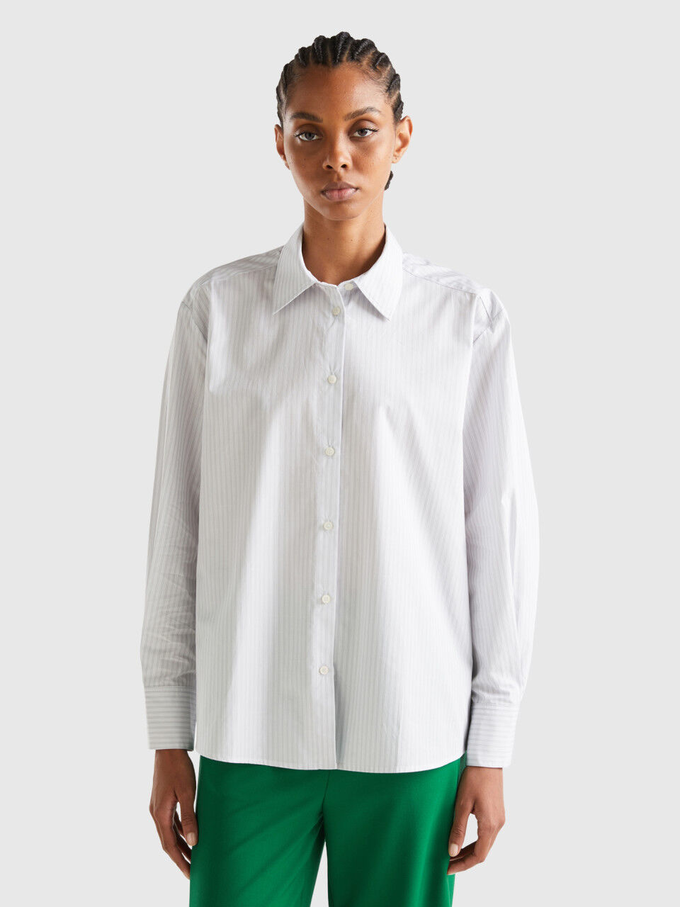 Chemise femme benetton clearance