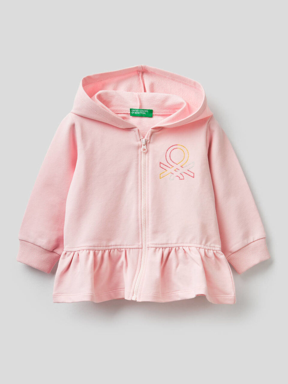 Sweatshirt mit Rüsche und Kapuze image number 1