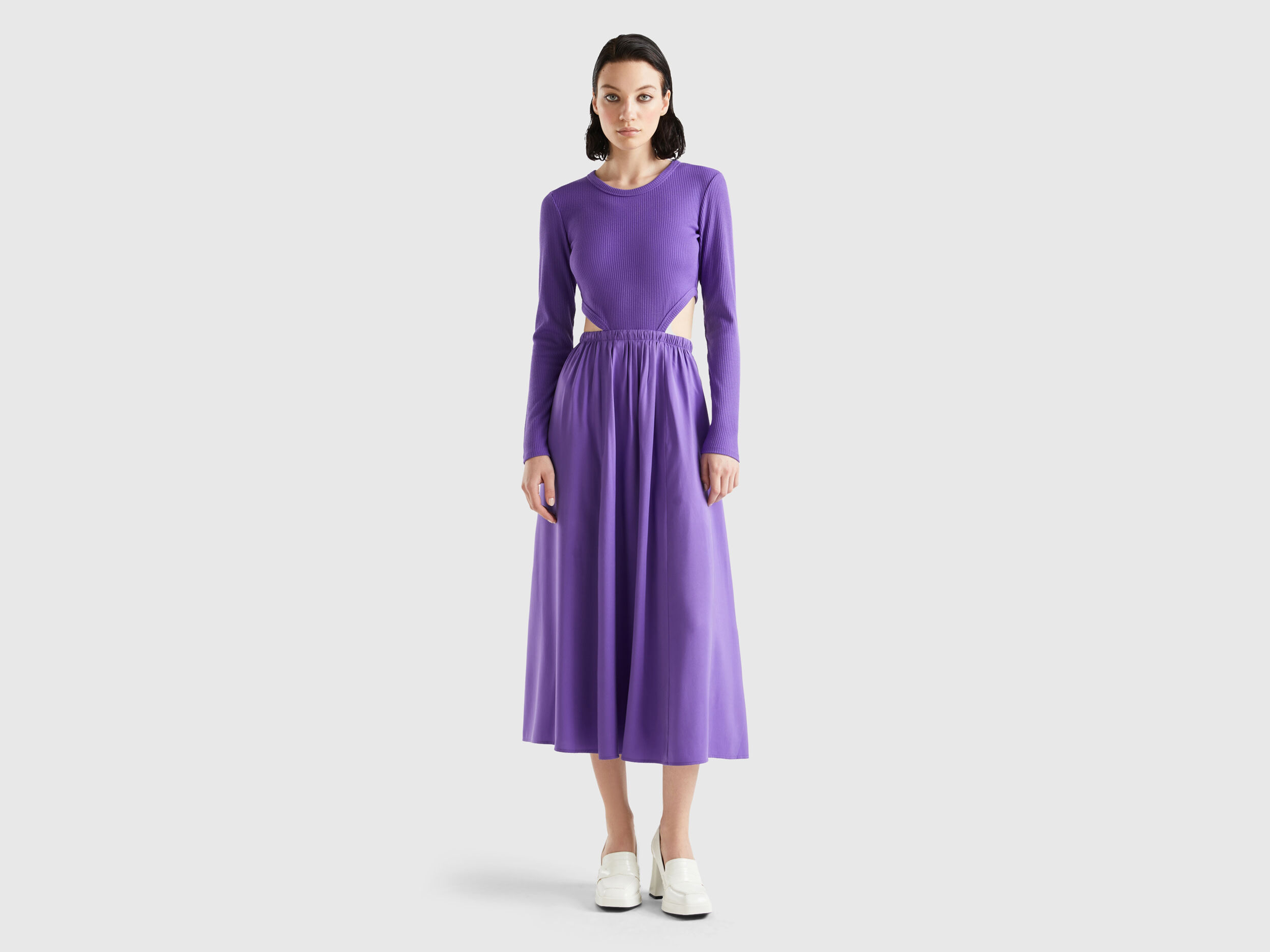 Robe longue sale benetton
