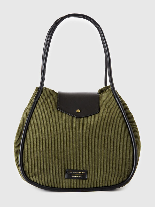 Samt-Einkaufstasche Damen