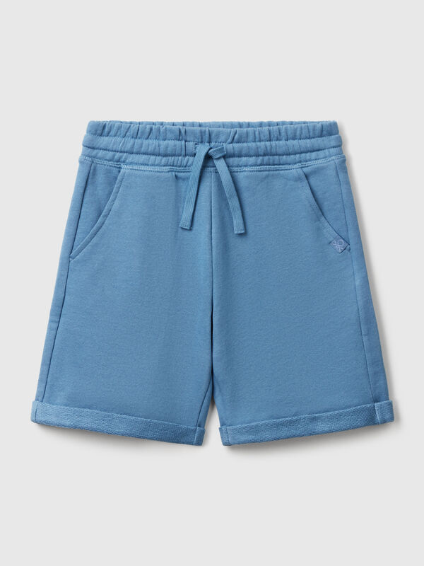 Bermuda in felpa di puro cotone Bambino
