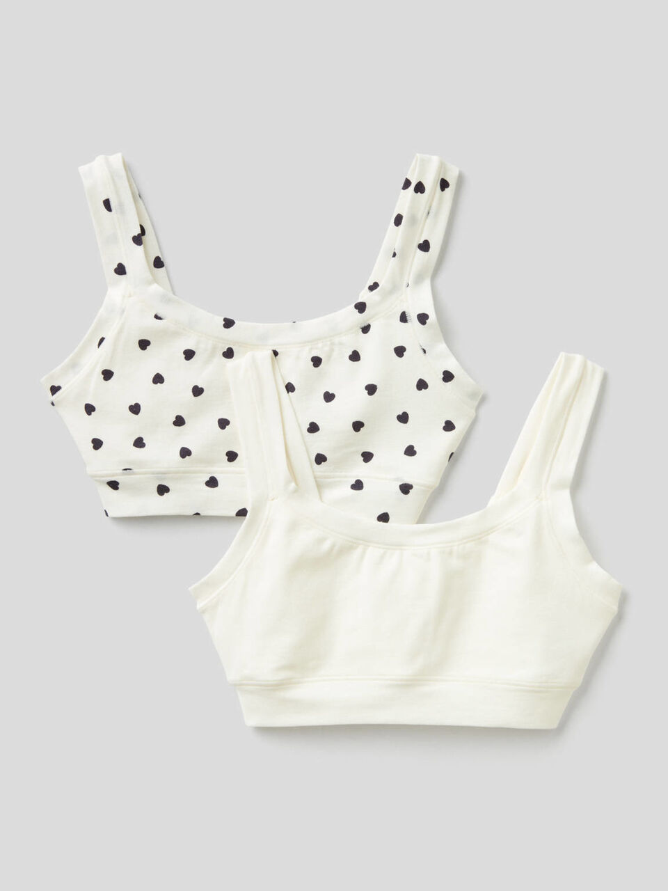 Deux brassières en coton bio super stretch image number 1