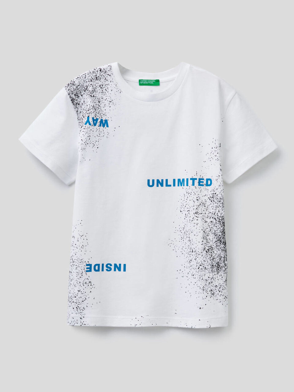 T-shirt with spray look print image number 1