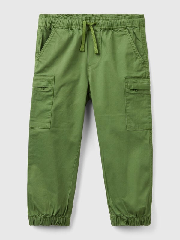 Cargo trousers with drawstring Junior Boy