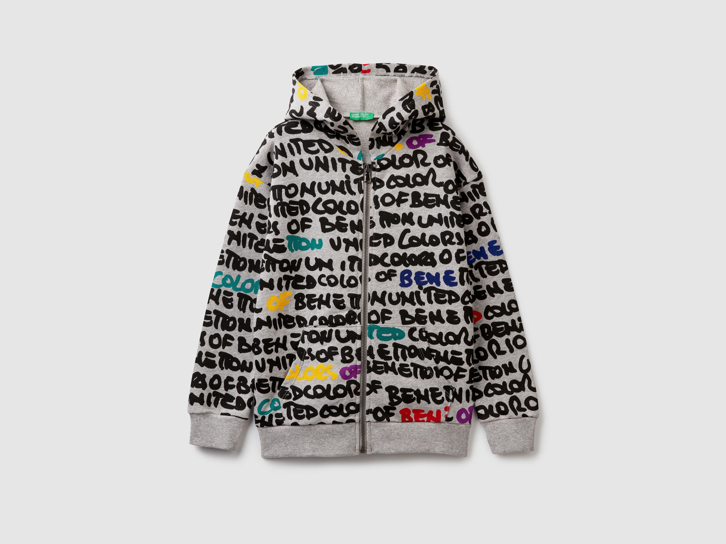 Sweatshirt mit All-over-Print in Form von Schriftzügen image number null