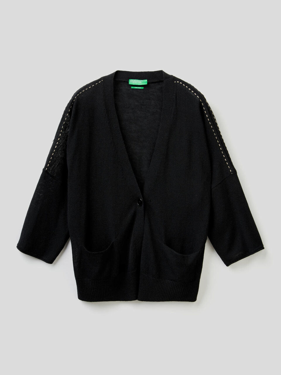 V-neck cardigan image number 1