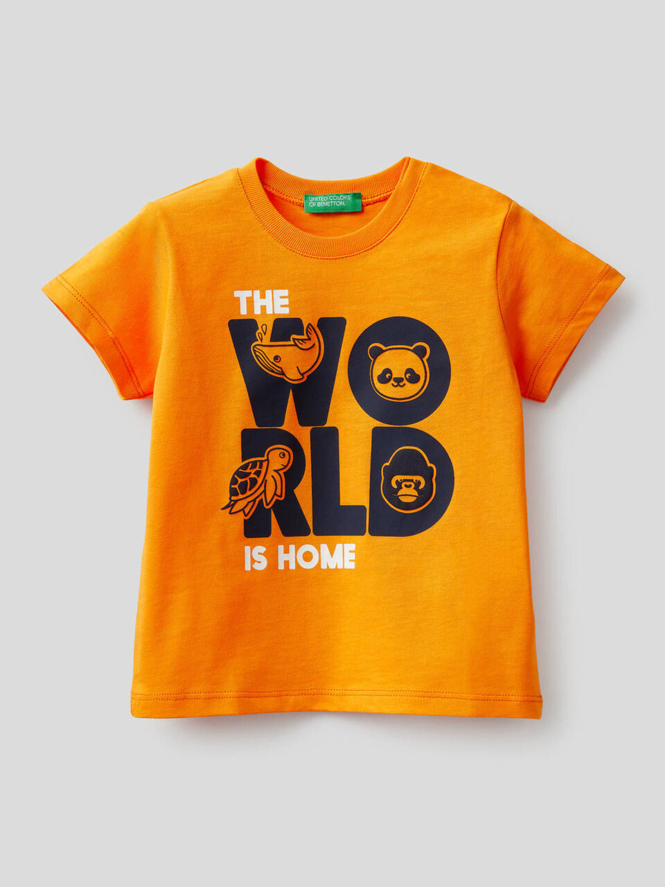 T-Shirt aus 100% Baumwolle mit Print image number 1