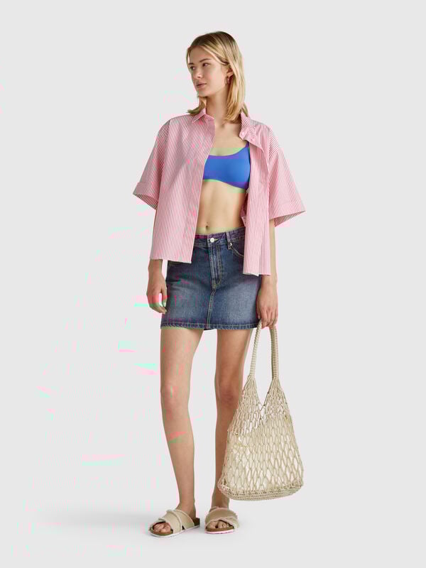 Denim-Minirock Damen