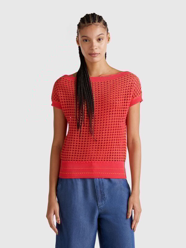 Pull au crochet Femme
