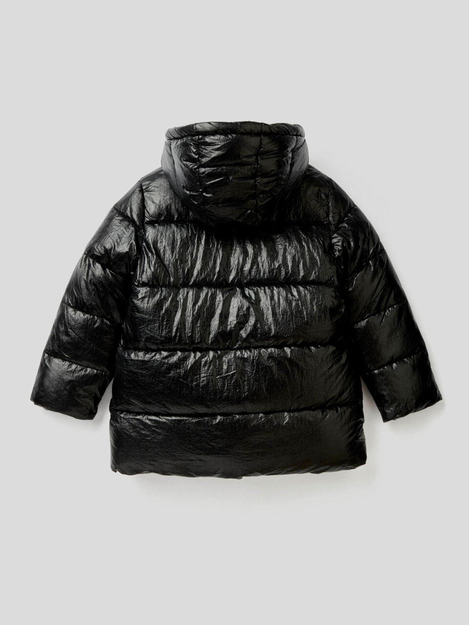 Blouson rembourré à effet laminé image number 2