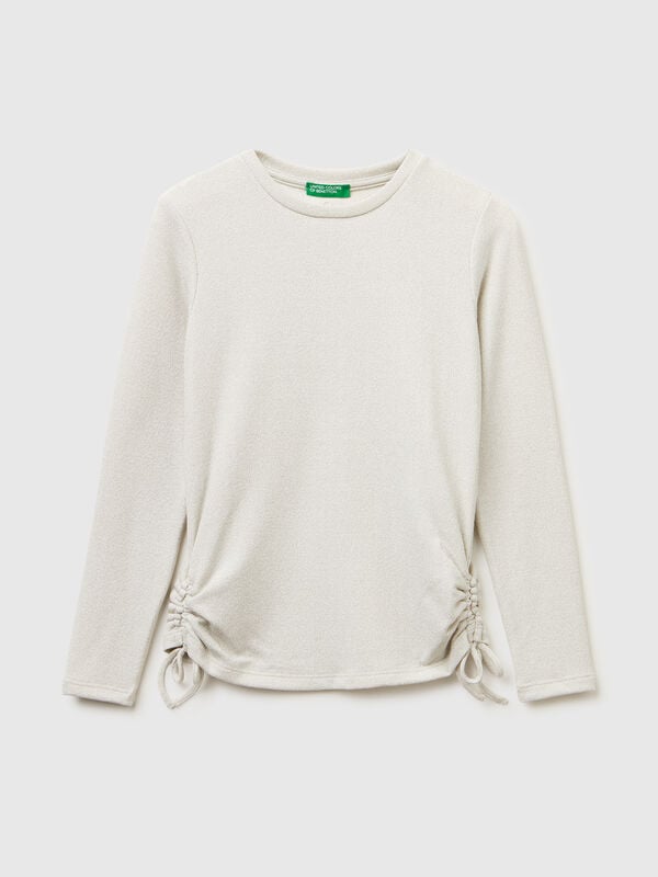 T-Shirt aus Viskose und Lurex Mädchen