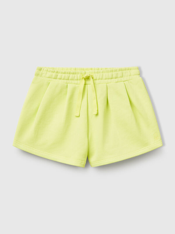 Shorts in felpa di cotone Bambina