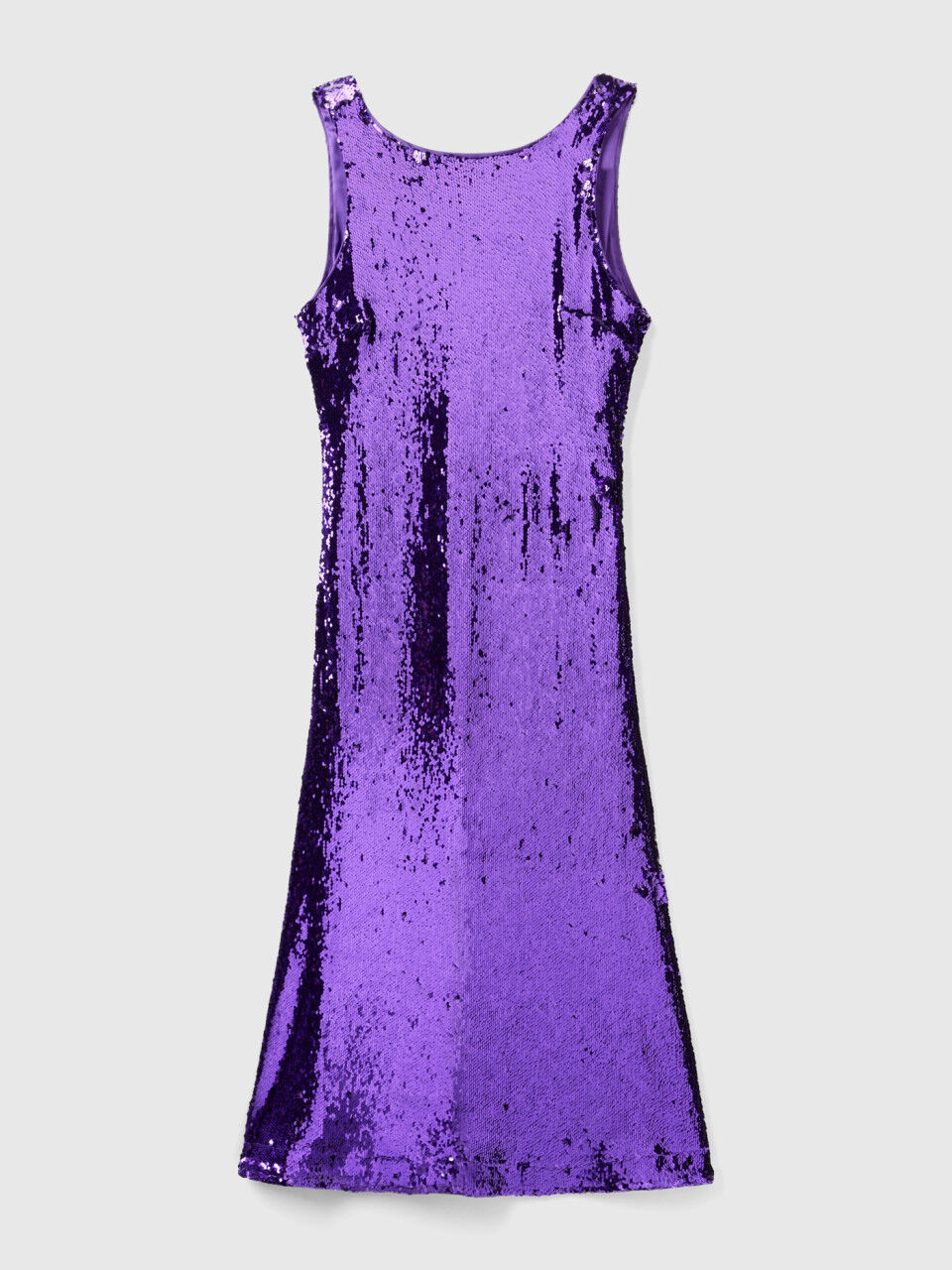 Abito lungo con paillettes Viola Benetton